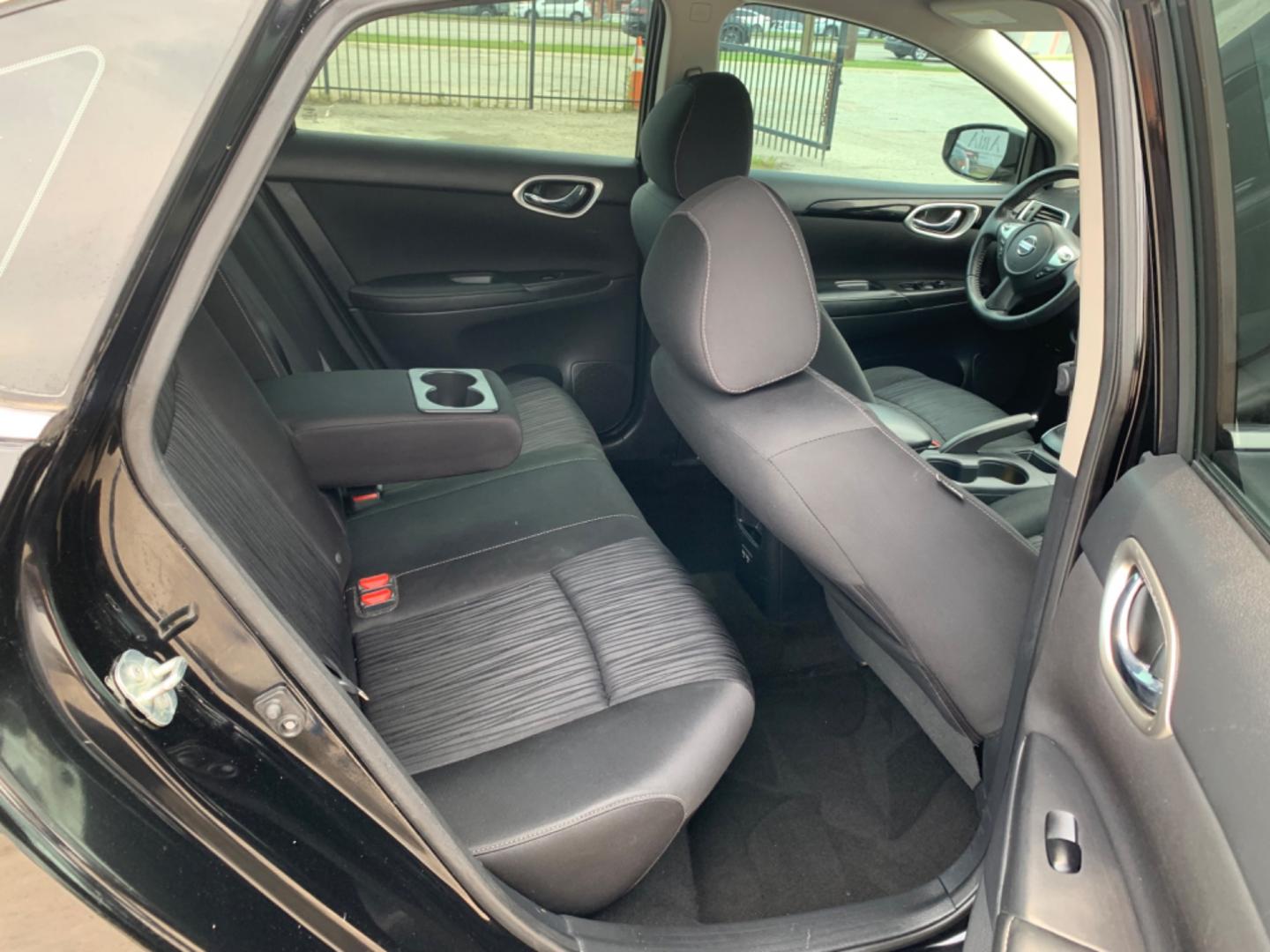 2019 Black /Black Nissan Sentra S (3N1AB7APXKL) with an 1.8L L4 SFI DOHC 16V engine, AUTOMATIC transmission, located at 1830 North Belt Line Road, Irving, TX, 75061, (469) 524-0199, 32.834373, -96.993584 - Photo#7